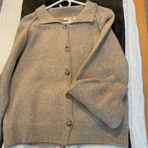 Nylon, acrylic, wool sweater, brand Grade Gather.  Wide sleeve.  Never been worn